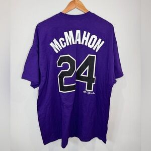 Majestic Colorado McMahon Purple Men's T-Shirt (2XL)